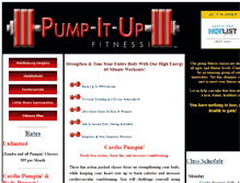 Tablet Screenshot of extremepumpitupfitness.com